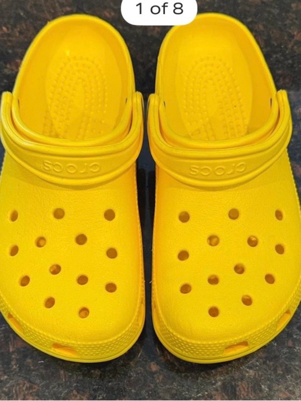 CROCS Classic Clog in Bright Yellow